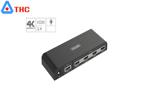 Bộ chia HDMI 1 vào 4 ra 4K 1.4 UNITEK